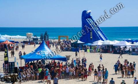 Einflatable 42 foot water slide